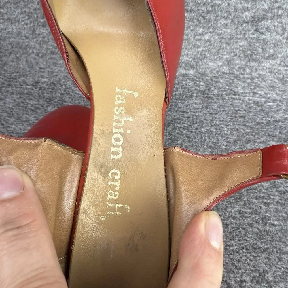 ✅Women’s 8B/2A VTG 60s/70's Fashion Craft D’Orsay Heel Pumps ✅Collectors Display - Picture 5 of 13